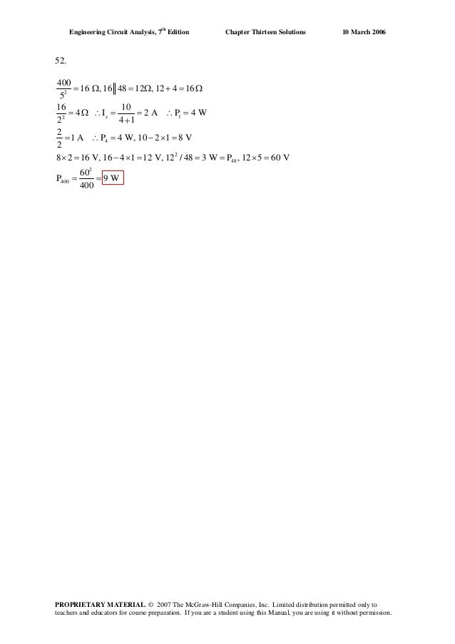 engineering circuit analysis hayt kemmerly 7th edition